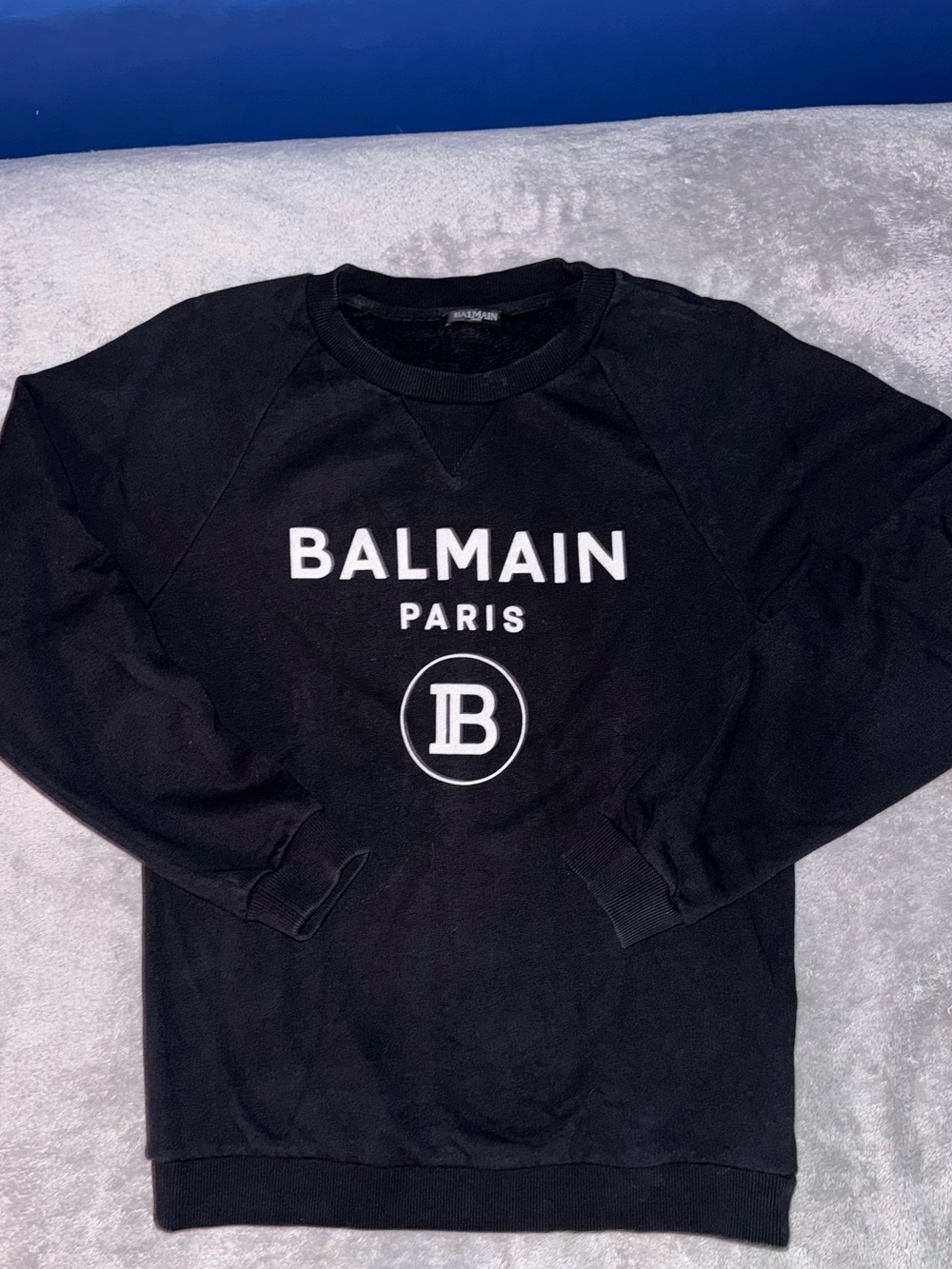 Balmain Paris Black Sweatshirt
